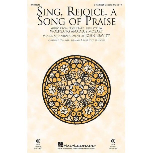 Sing, Rejoice, a Song of Praise
