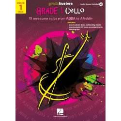 Gradebusters Grade 1 - Cello : 15 awesome solos from ABBA to Aladdin