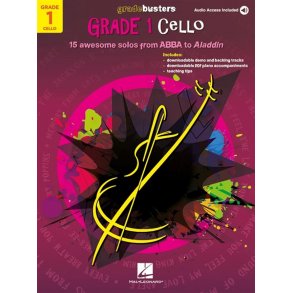 Gradebusters Grade 1 - Cello : 15 awesome solos from ABBA to Aladdin