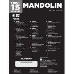 First 15 Lessons - Mandolin : A Beginner's Guide, Featuring Step-By-Step Lessons with Audio, Video, and Popular Songs!