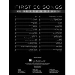 First 50 Songs You Should Play on Solo Ukulele