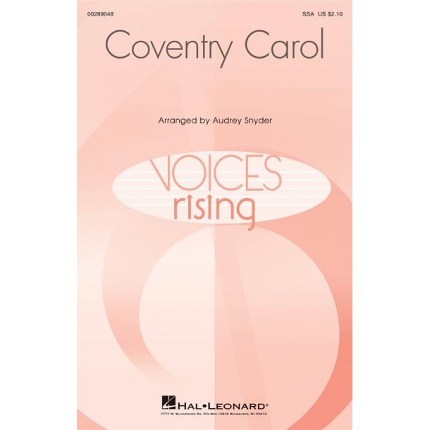 Coventry Carol : Voices Rising Series