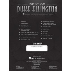 Best of Duke Ellington : 16 Songs with Online Audio Backing Tracks