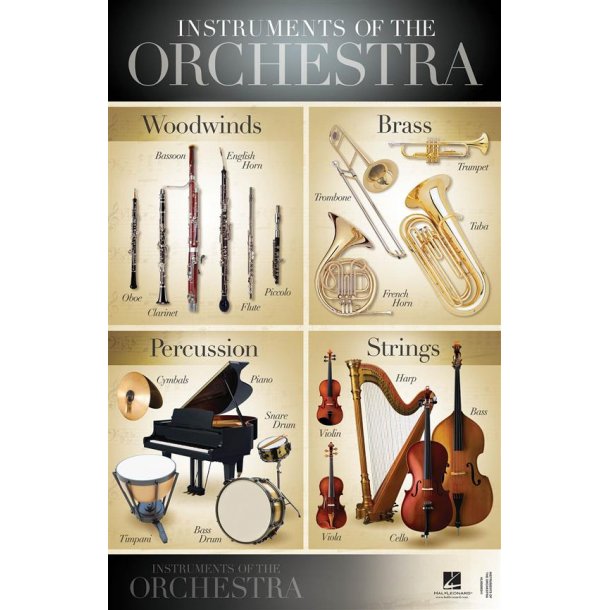 Instruments Of The Orchestra (22&Prime; X 34&Prime; Poster)