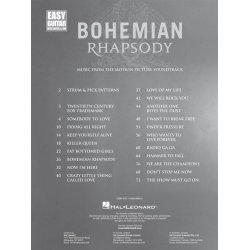 Bohemian Rhapsody : Music from the Motion Picture Soundtrack (Easy guitar)