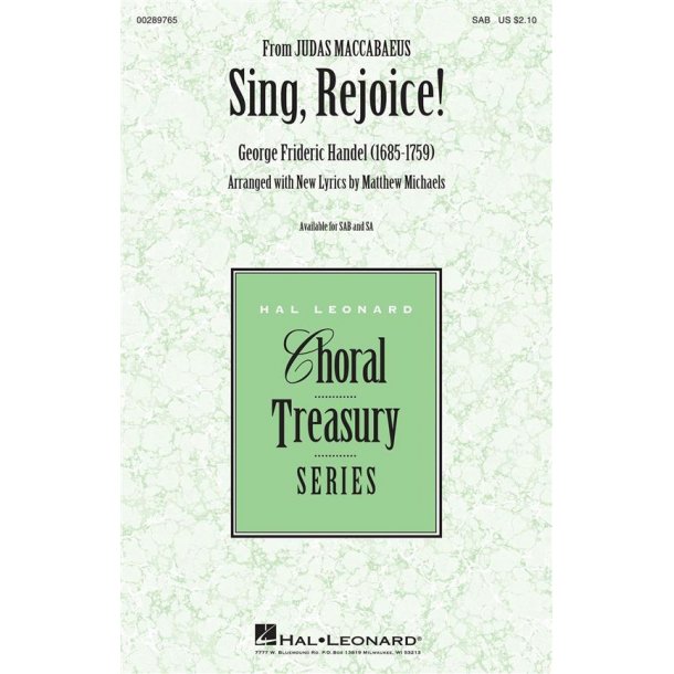 Sing, Rejoice! : Choral Treasury Series