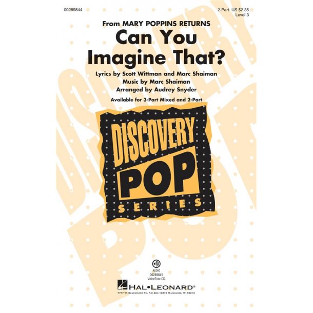 Can You Imagine That? (from Mary Poppins Returns) : Discovery Level 3