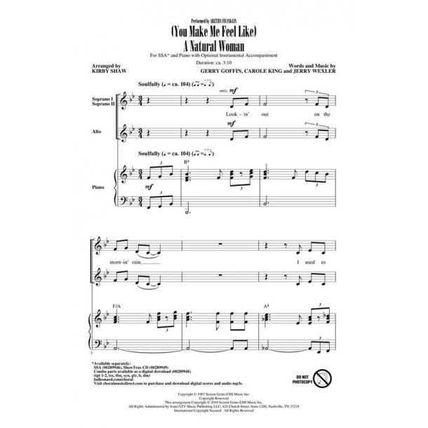 (You Make Me Feel Like) A Natural Woman