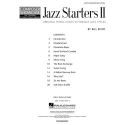 Composer Showcase: Bill Boyd - Jazz Starters II