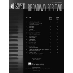 Piano Duet Play-Along Volume 3: Broadway For Two