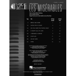Piano Play-Along Volume 14: Les Mis&eacute;rables (Book/CD)