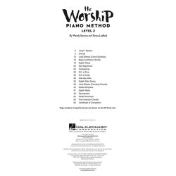 THE WORSHIP PIANO METHOD BOOK 2 PF BK/CD