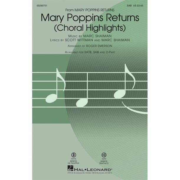 Mary Poppins Returns (Choral Highlights)