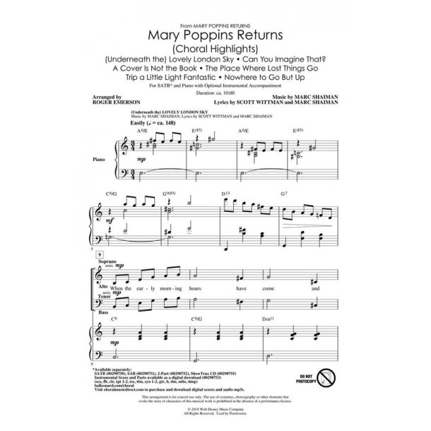 Mary Poppins Returns (Choral Highlights)