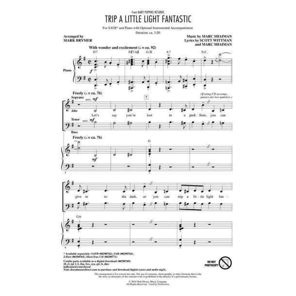 Trip a Little Light Fantastic : from Mary Poppins Returns