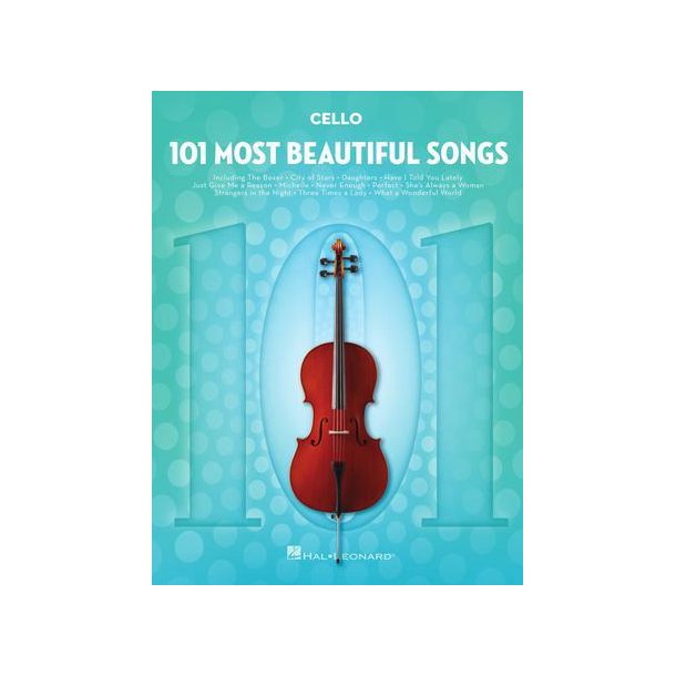 101 Most Beautiful Songs : for Cello
