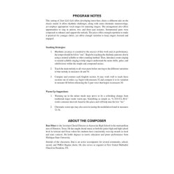 Zum Gali Gali : Jonathan Palant Choral Series