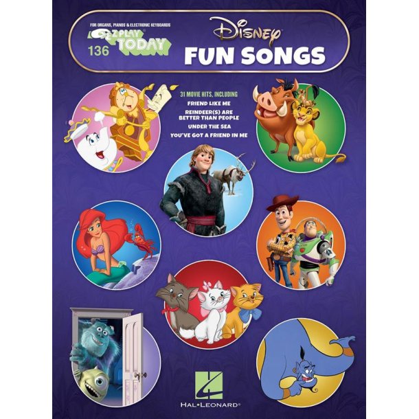 Disney Fun Songs : E-Z Play Today Volume 136