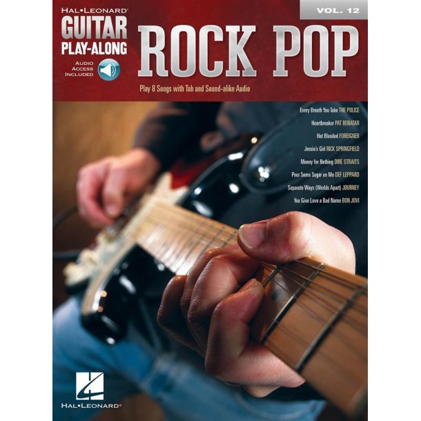 Rock Pop : Guitar Play-Along Volume 12