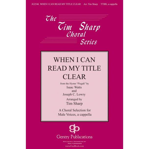 When I Can Read My Title Clear