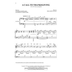 A Call to Thanksgiving