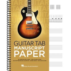 Guitar Tab Manuscript Paper