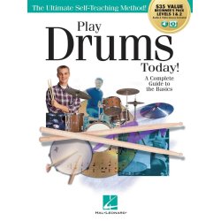 Play Drums Today! All-in-One Beginner's Pack : Includes Book 1, Book 2, Audio & Video