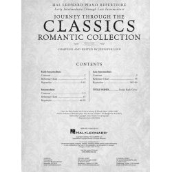 Journey Through the Classics - Romantic Collection : 50 Essential Masterworks Compiled & Edited by Jennifer Linn