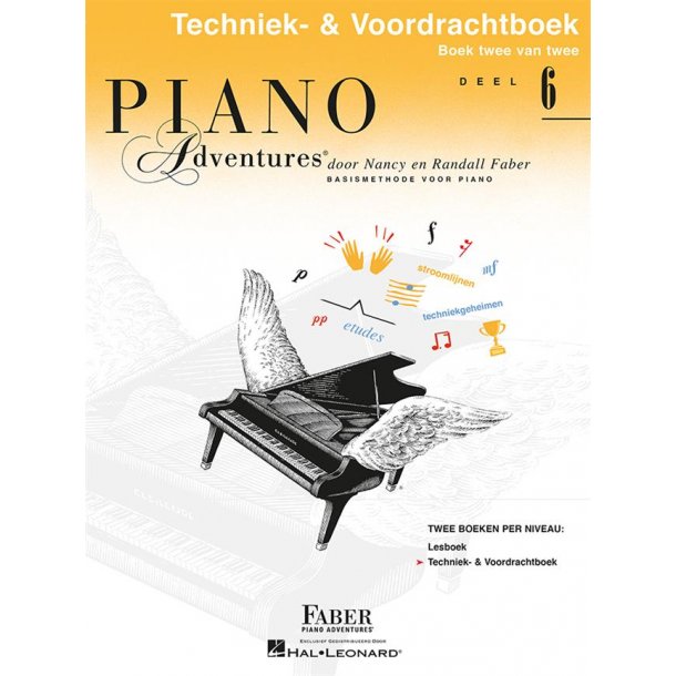Piano Adventures Techniek- & Voordrachtboek Deel 6 : Dutch Edition - Nederlandstalige Editie