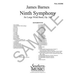 Symphony No. 9, Op. 160 : for Large Wind Band