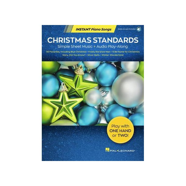 Christmas Standards - Instant Piano Songs : Simple Sheet Music + Audio Play-Along
