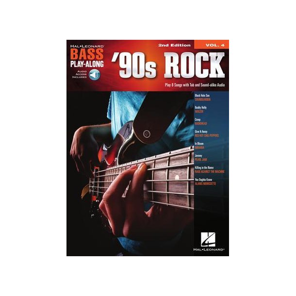 '90s Rock : Bass Play-Along Volume 4