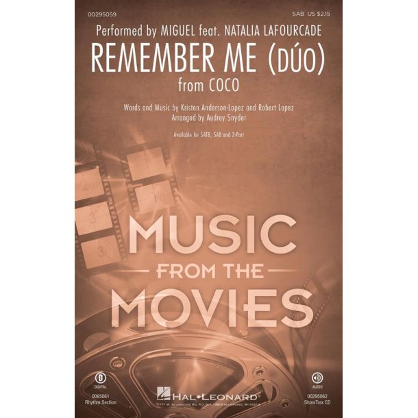 Remember Me (D&middot;o) : from Coco