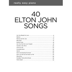 Really Easy Piano: 40 Elton John Songs