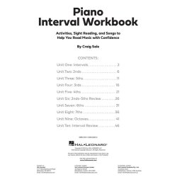 Piano Interval Workbook : Activities, Sight Reading, and Songs to Help You Read Music with Confidence