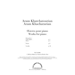 Oeuvres pour Piano