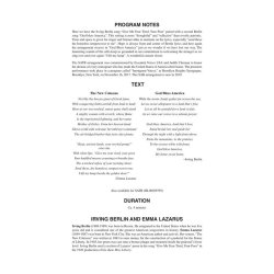 Give Me Your Tired, Your Poor : Judith Clurman Choral Series