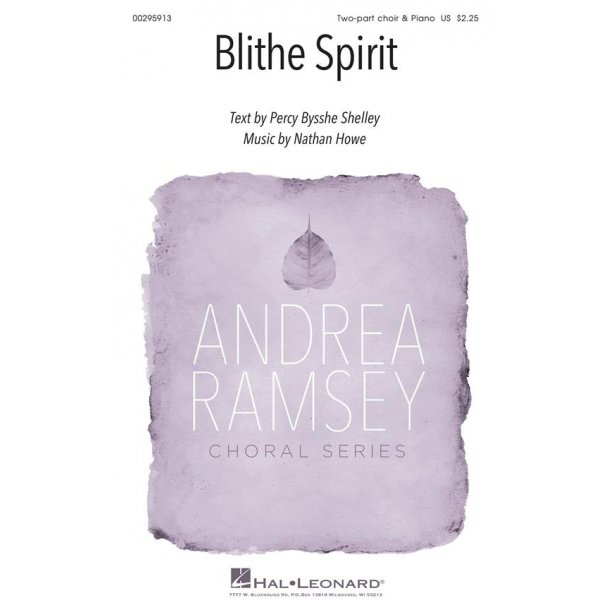 Blithe Spirit : Andrea Ramsey Choral Series
