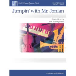 Jumpin' with Mr. Jordan : Mid-Intermediate Level 1 Piano, 4 Hands