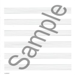 Hal Leonard Student Piano Library: Music Manuscript Paper Wide Staff