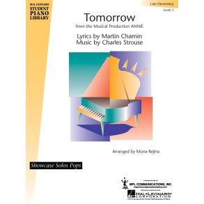 Tomorrow (from Annie) : Level 3 - Late Elementary Showcase Solos Pop Sheet