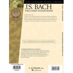 J.S. Bach: Two Part Inventions