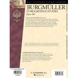 Friedrich Burgmuller: 25 Progressive Pieces