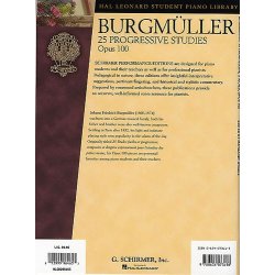 Friedrich Burgmuller: 25 Progressive Pieces