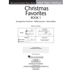 Hal Leonard Student Piano Library: Adult Piano Method - Christmas Favorites Book 1