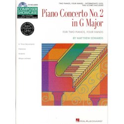 Matthew Edwards: Concerto No.2 In G For 2 Pianos, 4 Hands