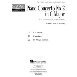 Matthew Edwards: Concerto No.2 In G For 2 Pianos, 4 Hands