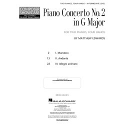 Matthew Edwards: Concerto No.2 In G For 2 Pianos, 4 Hands
