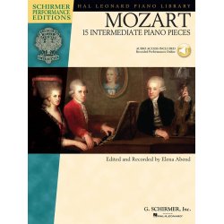 W.A. Mozart: 15 Intermediate Piano Pieces