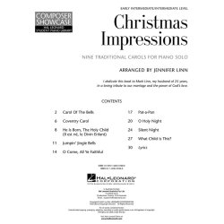 Christmas Impressions (Linn) Pf Bk